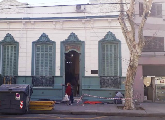 Pintura exterior y puesta en valor Fachada Club Santa Lucía, CABA. – CYLP